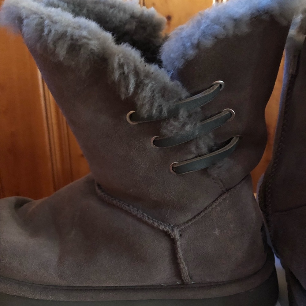 Ugg Constantine Genuine Shearling Gray Boots - image 4